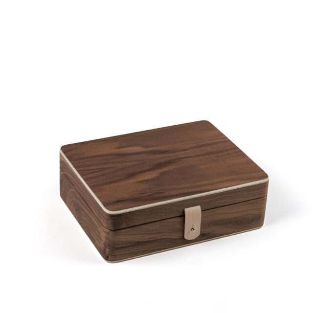 Manufacture Jacquemin - Coffret à bijoux en noyer grand modèle