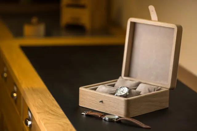 Manufacture Jacquemin - Coffret à montres en chêne 4 montres