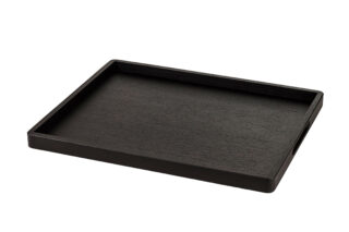 Manufacture Jacquemin - Plateau en chêne massif teinté noir – Moyen modèle