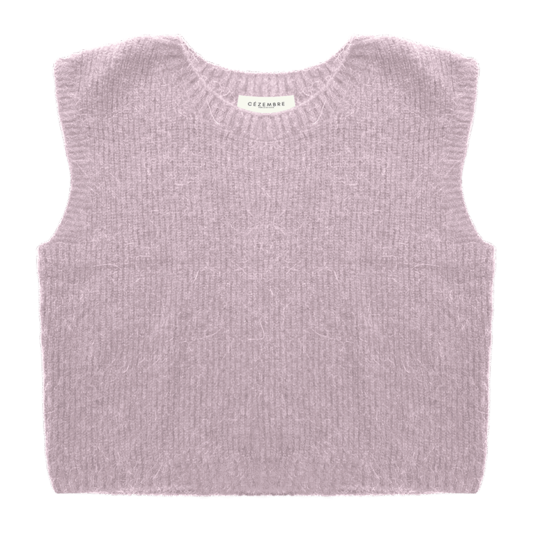 Cézembre - Pull ROMY (Alpaga) - Rose grisé / L