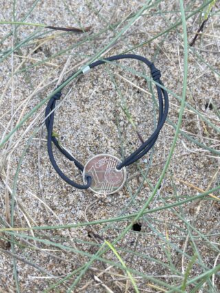Bracelet Le P'tit Franc “EURO” 1ct et 2 cts par la marque Le P’tit Franc Le P’tit Franc - Bracelet Le P'tit Franc “EURO” 1ct et 2 cts