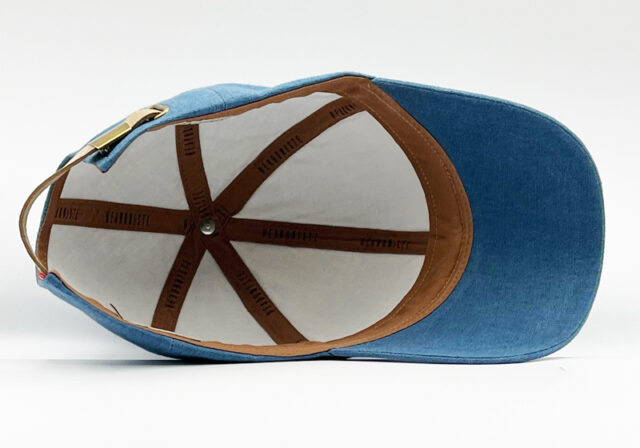 Headoniste - Casquette Lino bleu acier