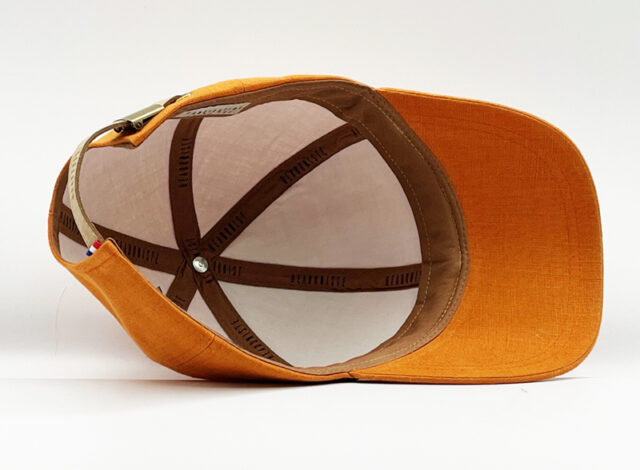 Headoniste - Casquette Lino orange