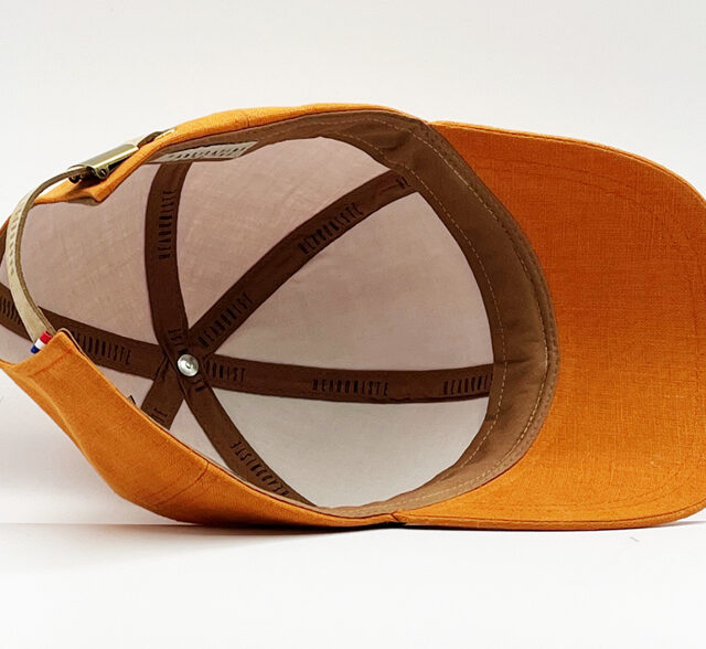 Headoniste - Casquette Lino orange