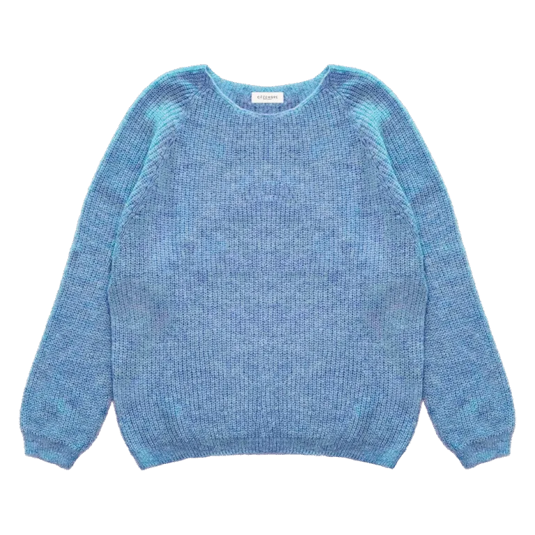 Cézembre - Pull ROCHEBONNE (Alpaga) - Azur / XL
