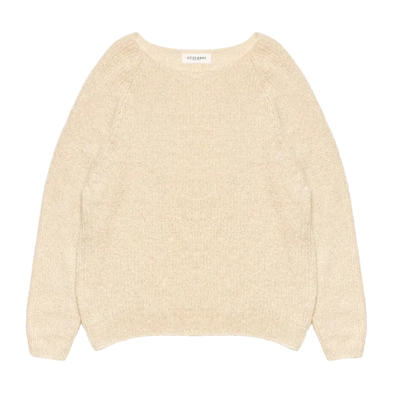 Cézembre - Pull ROCHEBONNE (Alpaga) - Écru / XL