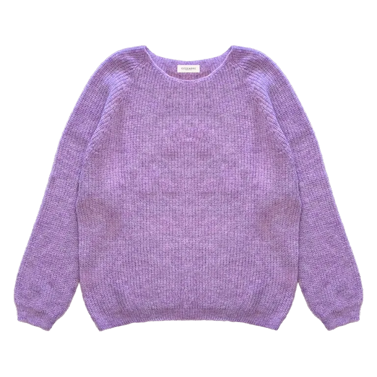 Cézembre - Pull ROCHEBONNE (Alpaga) - Lila / XL