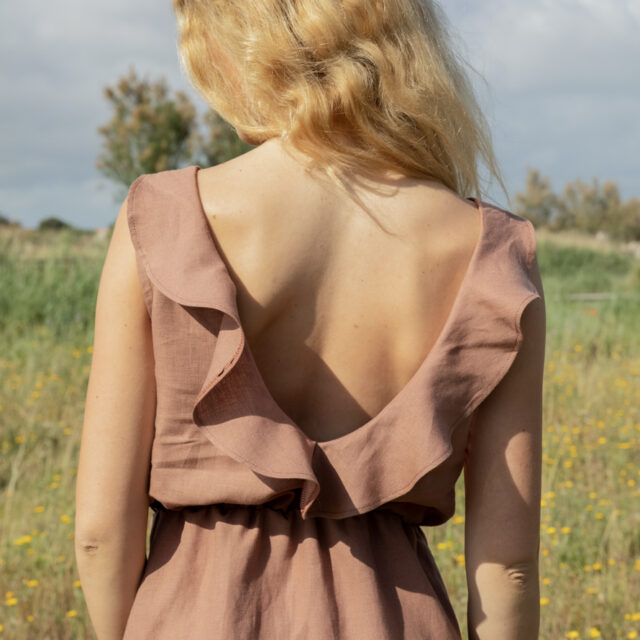 April et C - Robe Mathilde - Vieux rose