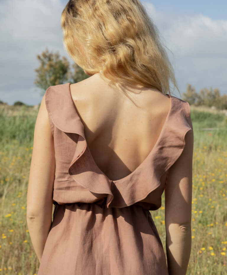 April et C - Robe Mathilde - Vieux rose