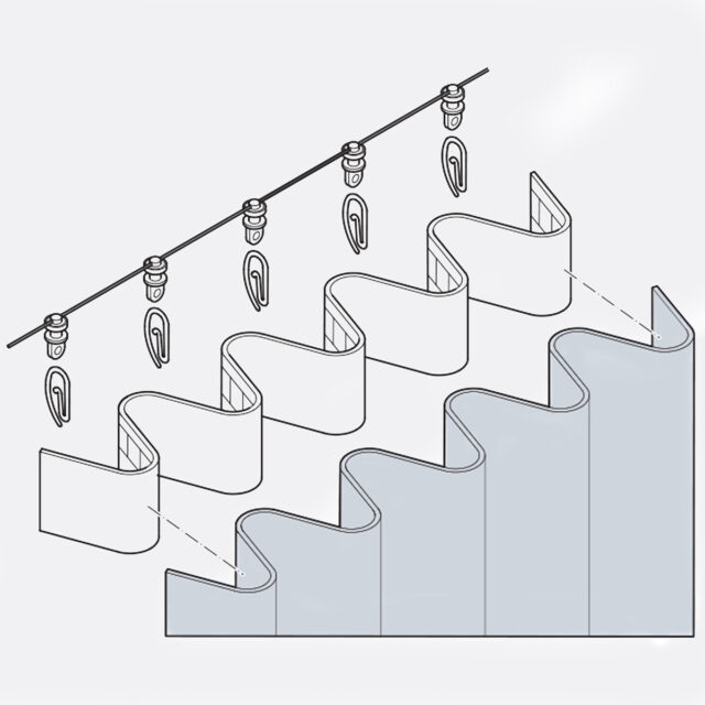 LA REDOUTE INTERIEURS - Lot De 20 Agrafes Escargot Pour Galon Fronceur