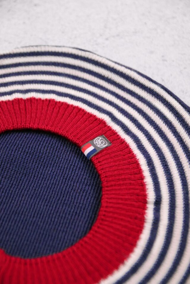 Maison Bonnefoy - Béret Léna Rouge Saphir