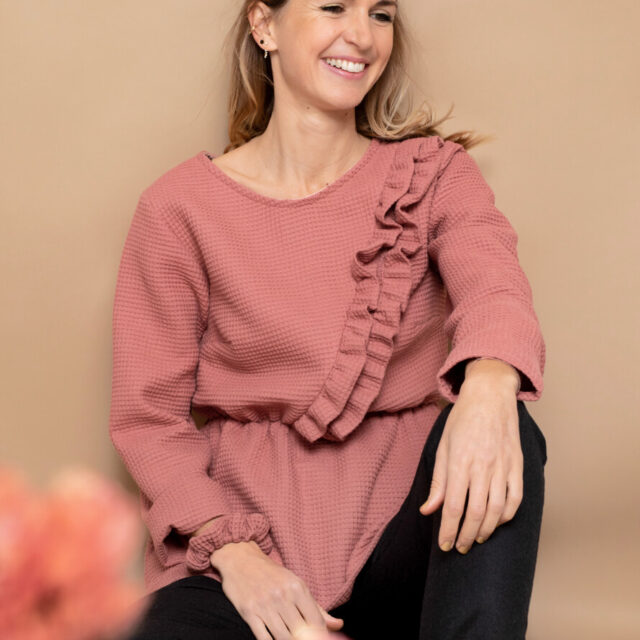 April et C - Blouse Mina - Marsala