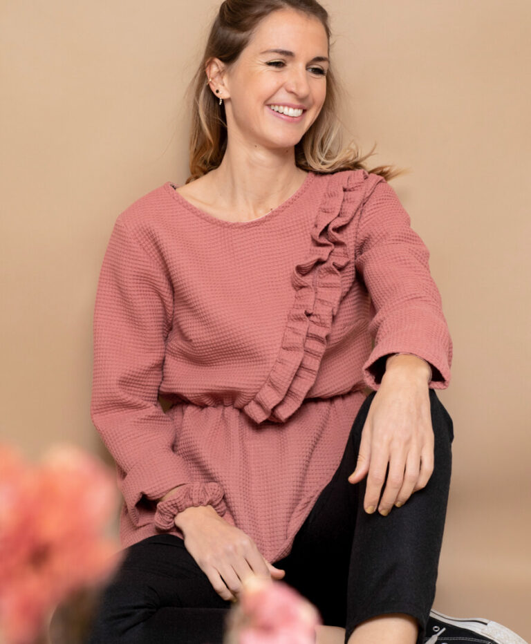 April et C - Blouse Mina - Marsala