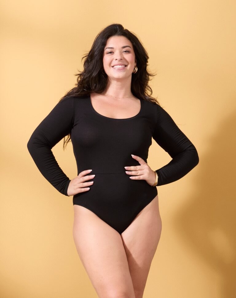 Lemahieu - Body noir manches longues - Femme - Femme
