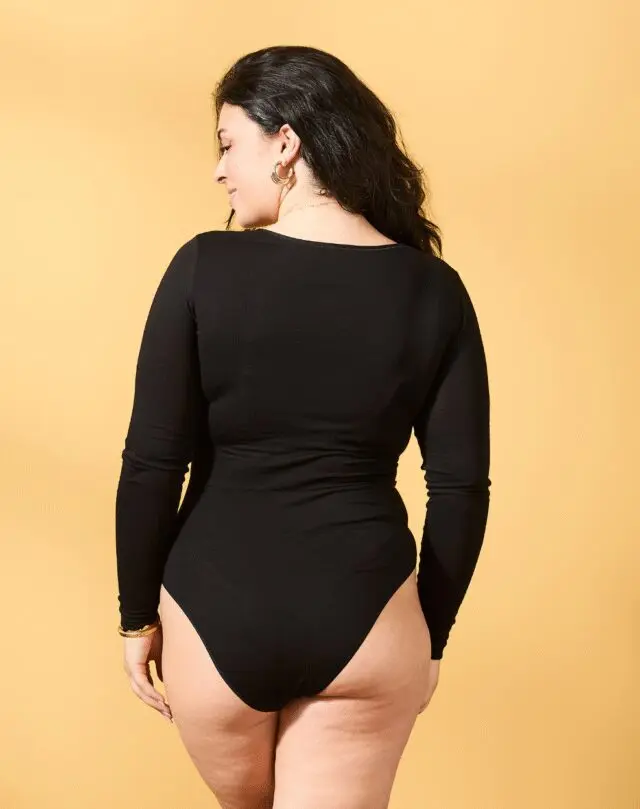 Lemahieu - Body noir manches longues - Femme - Femme