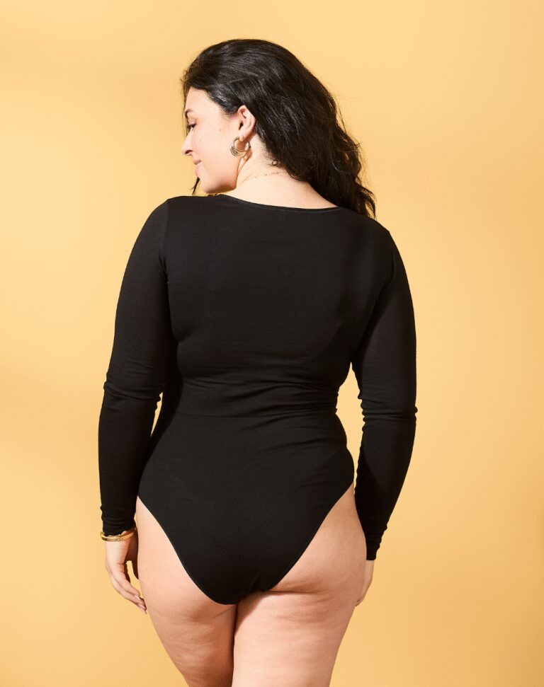 Lemahieu - Body noir manches longues - Femme - Femme