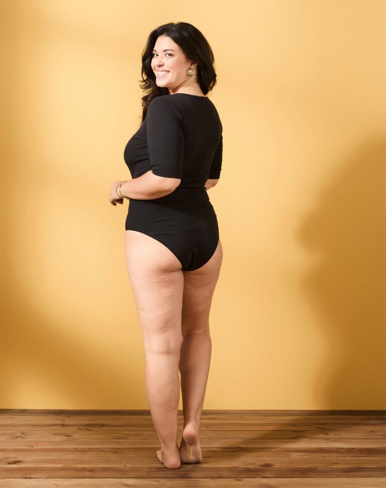 Lemahieu - Body noir manches 3/4 - Femme