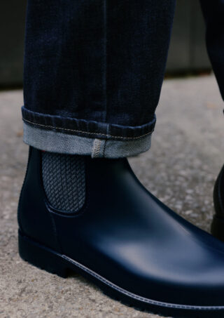 Montlimart - Boots Montpluie Marine Jacquard