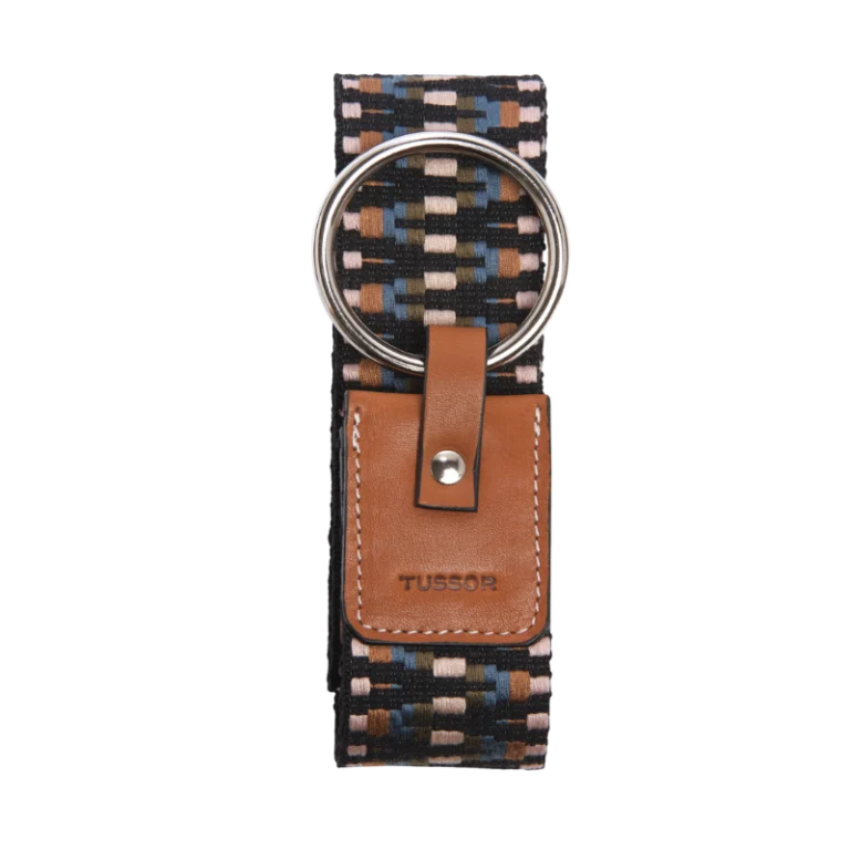 TUSSOR - Ceinture Duo Châtau de Sable Bleu Canard