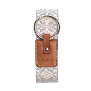 Ceinture Duo Galonnée Grise par la marque TUSSOR TUSSOR - Ceinture Duo Galonnée Grise
