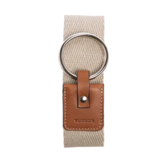 TUSSOR - Ceinture Duo Herringbone naturel