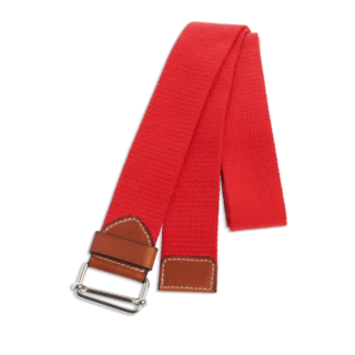 TUSSOR - Ceinture Unie rouge