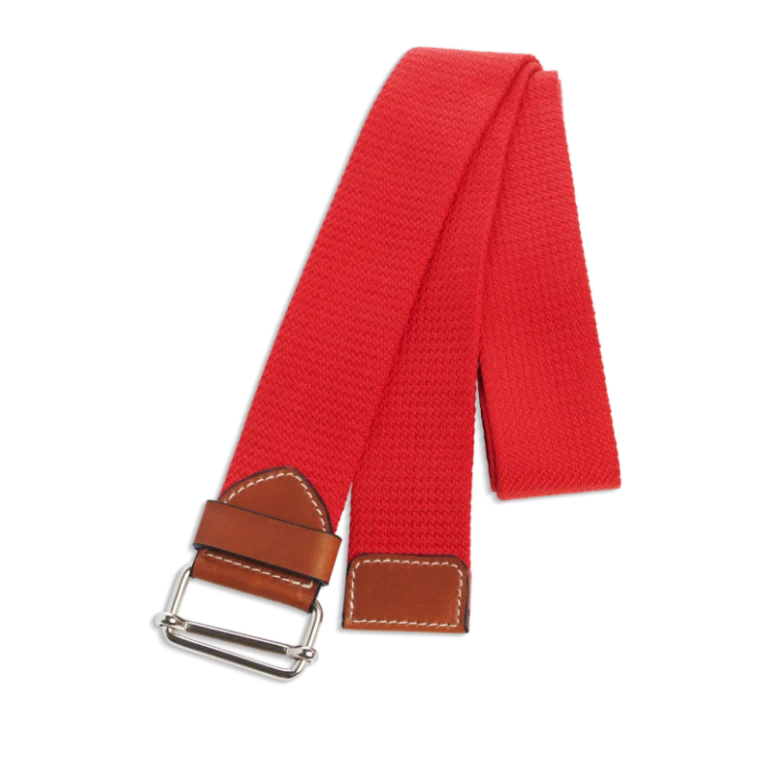 TUSSOR - Ceinture Unie rouge