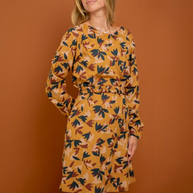 April et C - Robe Cyrielle - Ocre