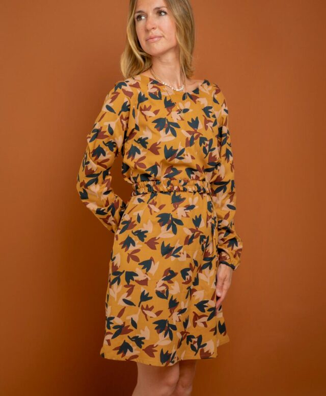 April et C - Robe Cyrielle - Ocre