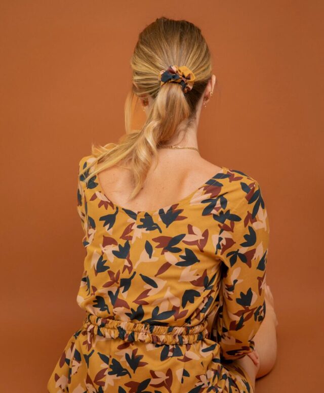 April et C - Robe Cyrielle - Ocre