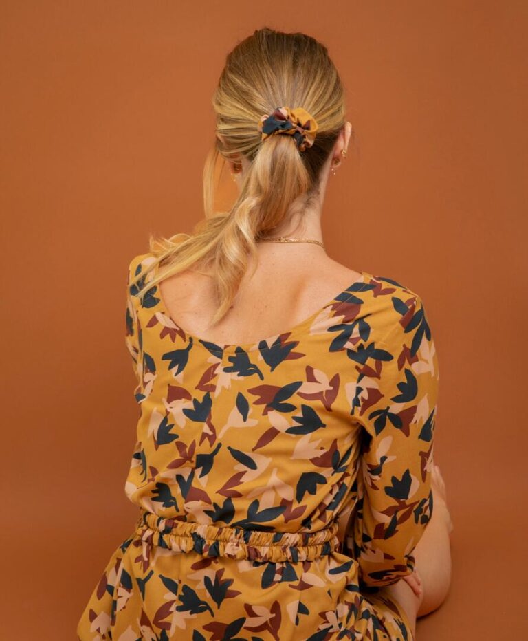 April et C - Robe Cyrielle - Ocre