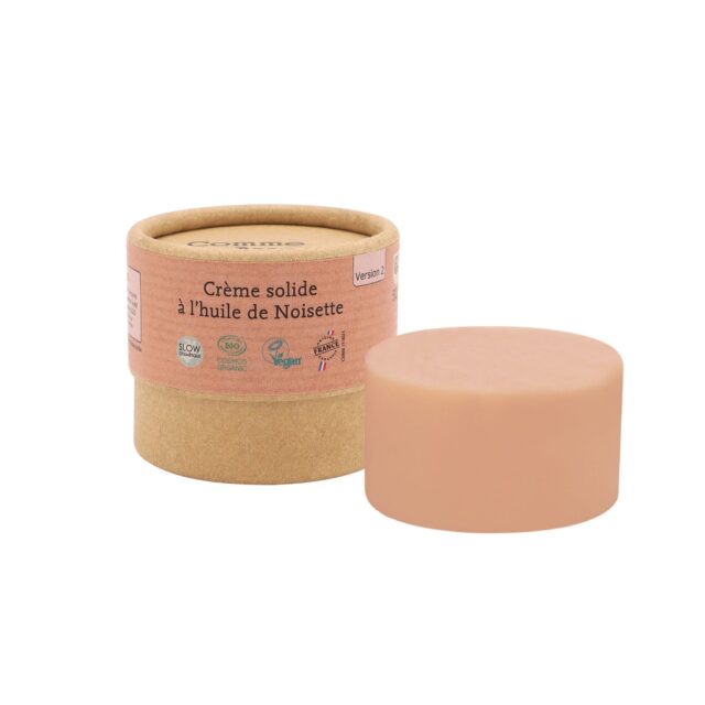 Comme Avant - Crème Solide Bio Imperfections 50g - à l'Huile de Noisette