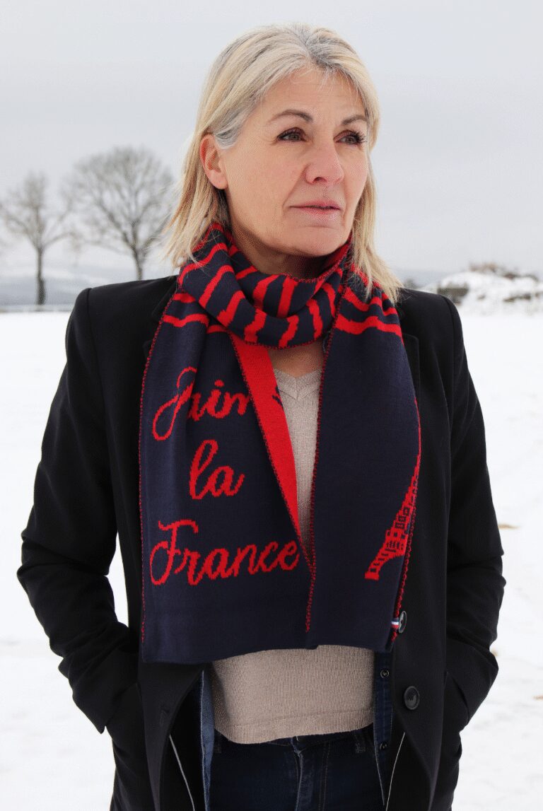 Maison Bonnefoy - Echarpe Aurore Officier Rouge