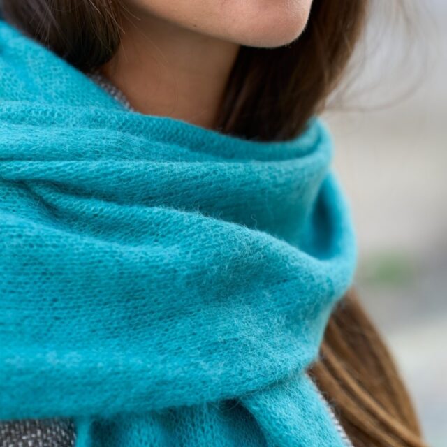 Maison Bonnefoy - Echarpe Jade Vert lagon (Jade)