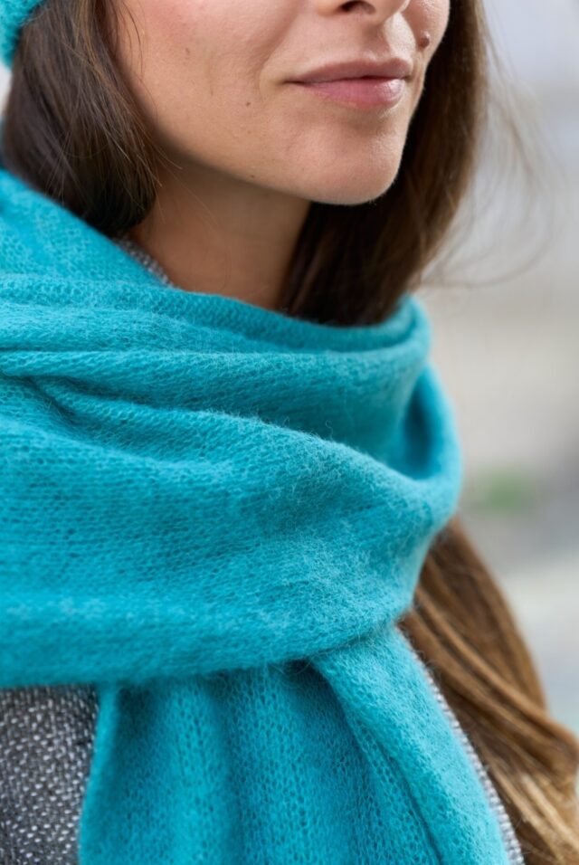 Maison Bonnefoy - Echarpe Jade Vert lagon (Jade)