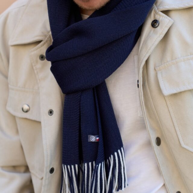 Maison Bonnefoy - Echarpe Jérémy Marine (Jérémy)