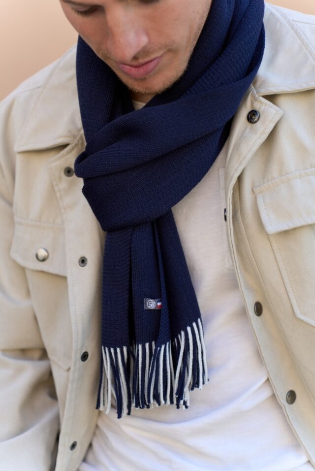 Maison Bonnefoy - Echarpe Jérémy Marine (Jérémy)