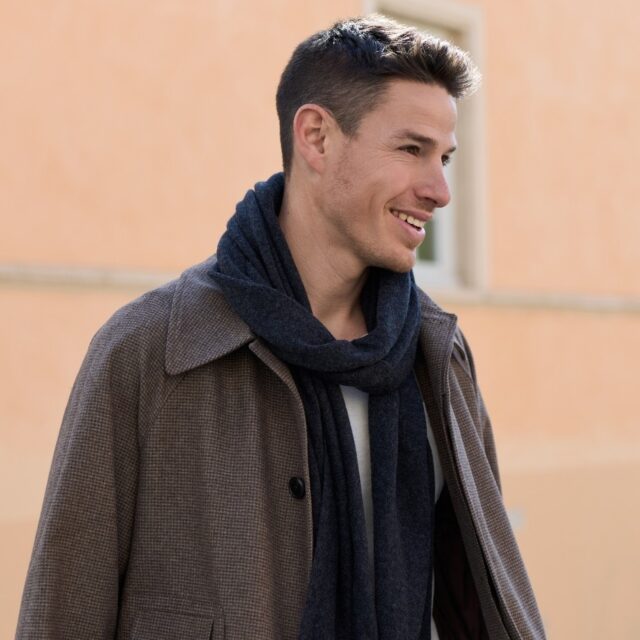 Maison Bonnefoy - Echarpe Paule Noir Chiné