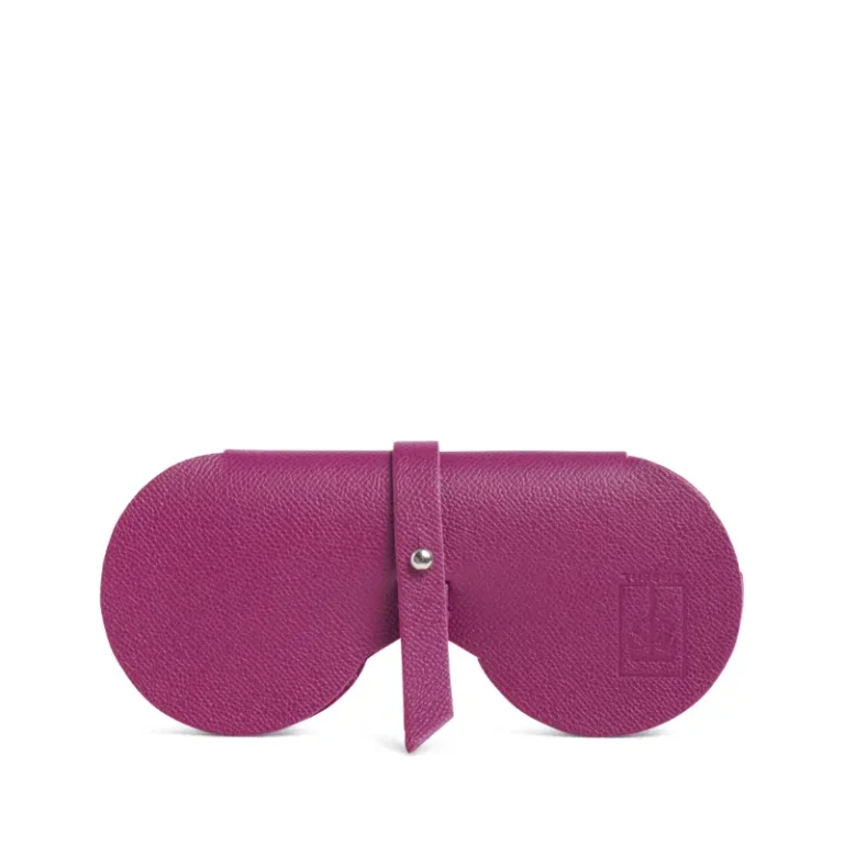 TUSSOR - Etui à lunettes Aubergine