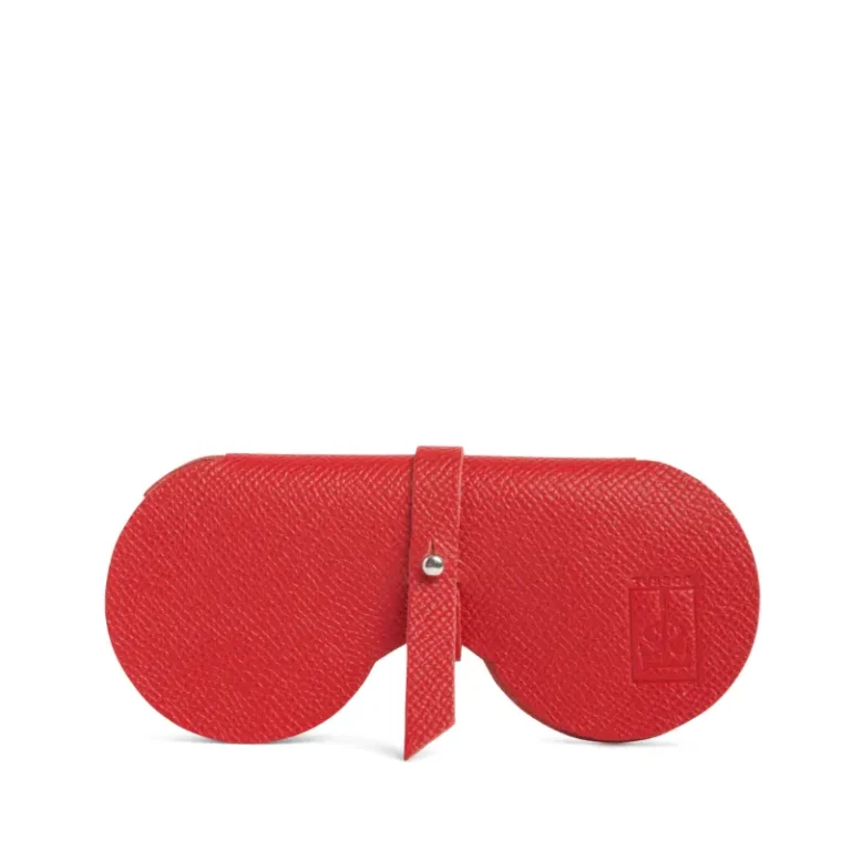 TUSSOR - Etui à lunettes Rouge