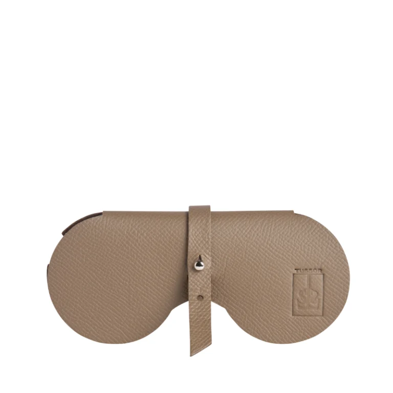 TUSSOR - Etui à lunettes Taupe Taupe