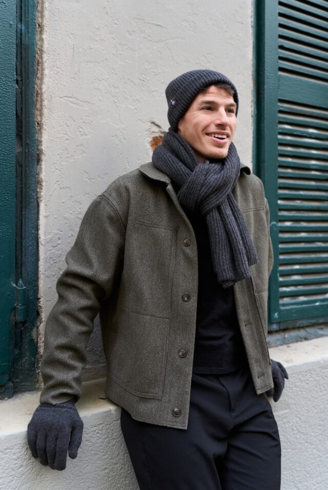 Maison Bonnefoy - Gants tactiles Patrice S/M Minerai (Patrice)