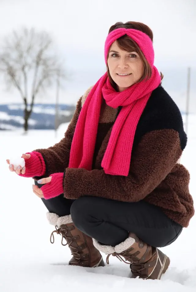 Maison Bonnefoy - Mitaines Pauline Fuchsia (Pauline)