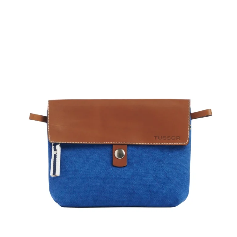 TUSSOR - Pochette Compagnon Bleu Roi
