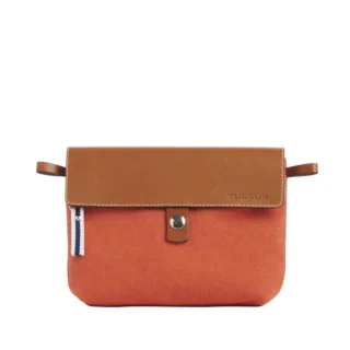 TUSSOR - Pochette Compagnon Brique
