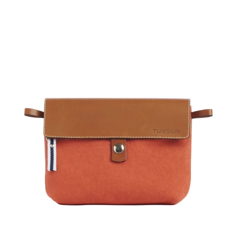 TUSSOR - Pochette Compagnon Brique