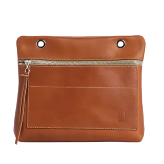 TUSSOR - Pochette Équipier Cuir Gold