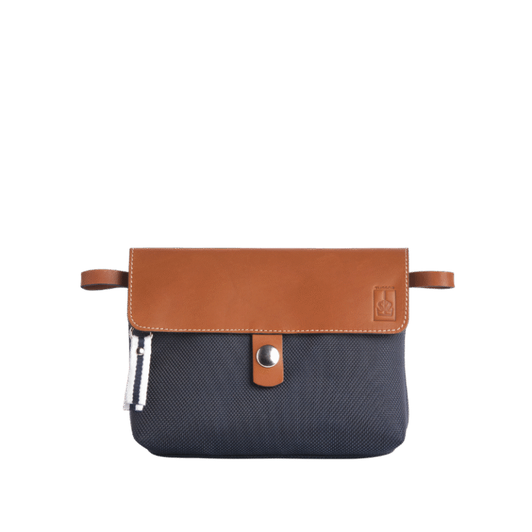 TUSSOR - Pochette Mobile Givré Bleu Marine