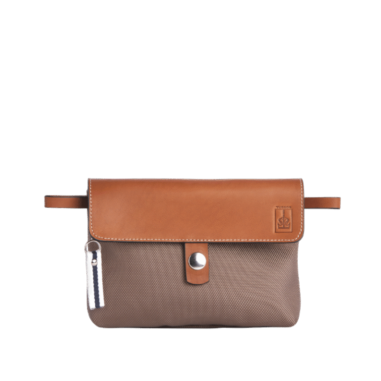 TUSSOR - Pochette Mobile Givré Taupe