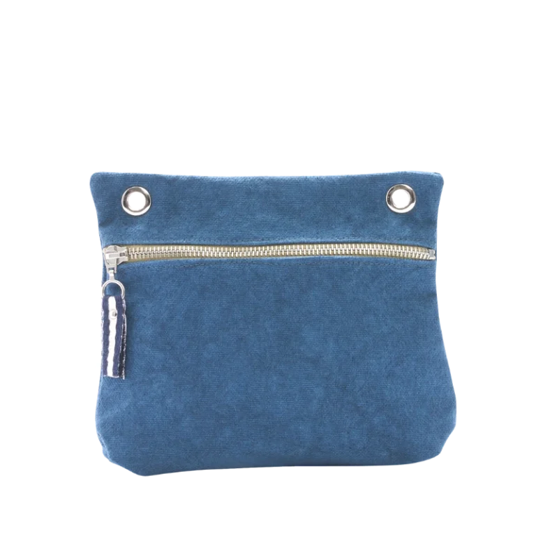 TUSSOR - Pochette Yole Bleu canard
